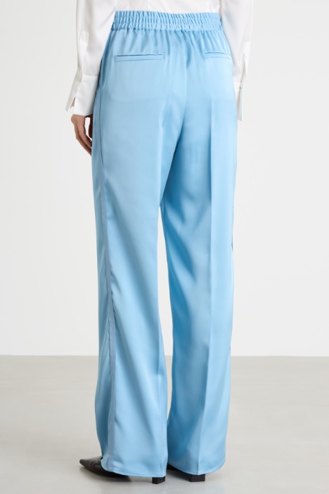 Pantaloni jogger in raso