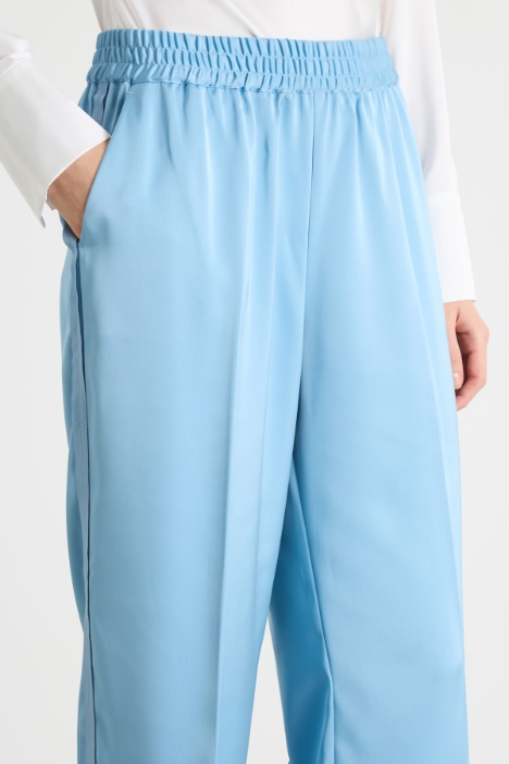 Pantaloni jogger in raso