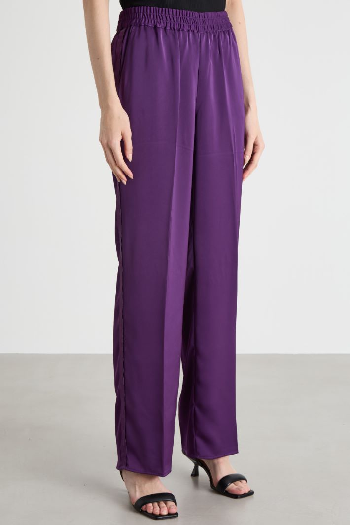 Fluid satin trousers Intrend - 2