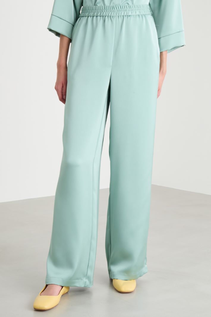 Fluid satin trousers Intrend - 2
