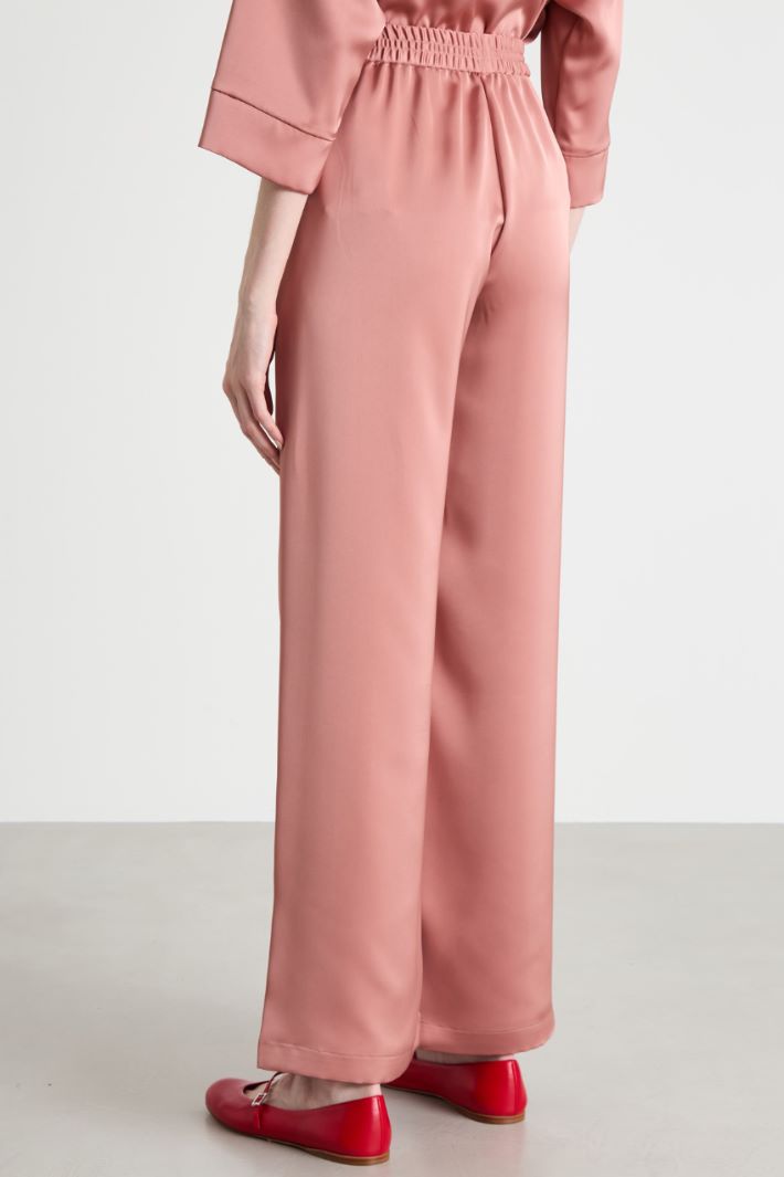 Fluid satin trousers Intrend - 4