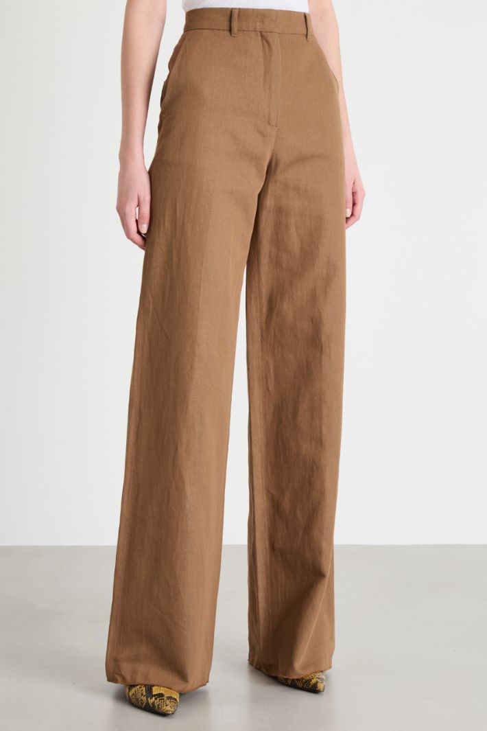 Drill palazzo trousers Intrend - 2