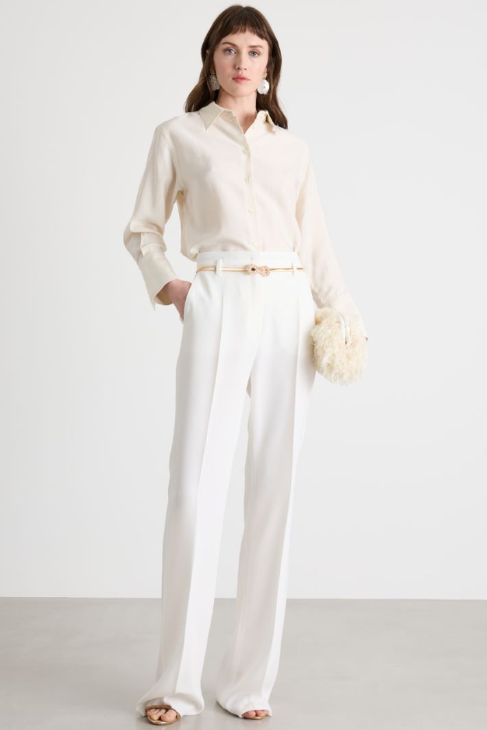 Pantalone ampio in cady Intrend