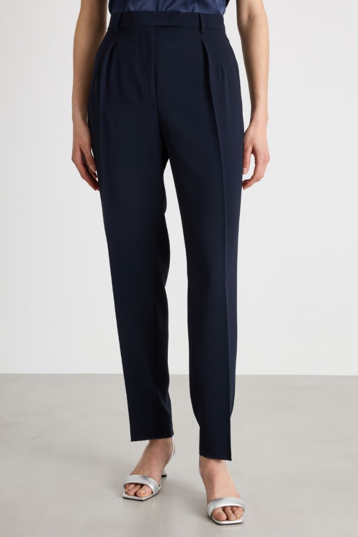 Pantalone a sigaretta con pinces Intrend - 2