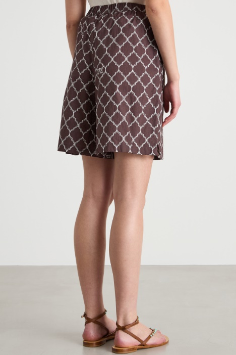 Bermudas con cintura elástica