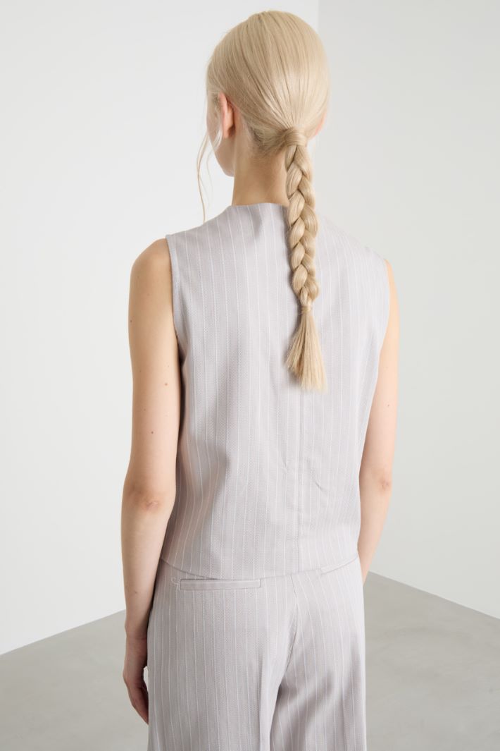 Pinstripe waistcoat Intrend - 4