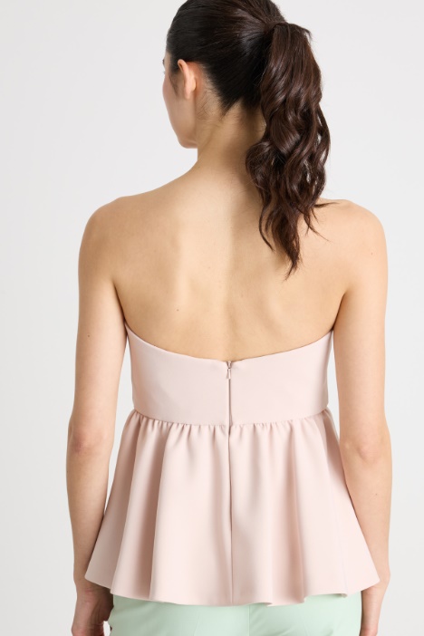Top bustier in sablé