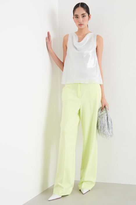 Laminated georgette top Intrend