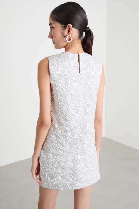 Top in tessuto jacquard