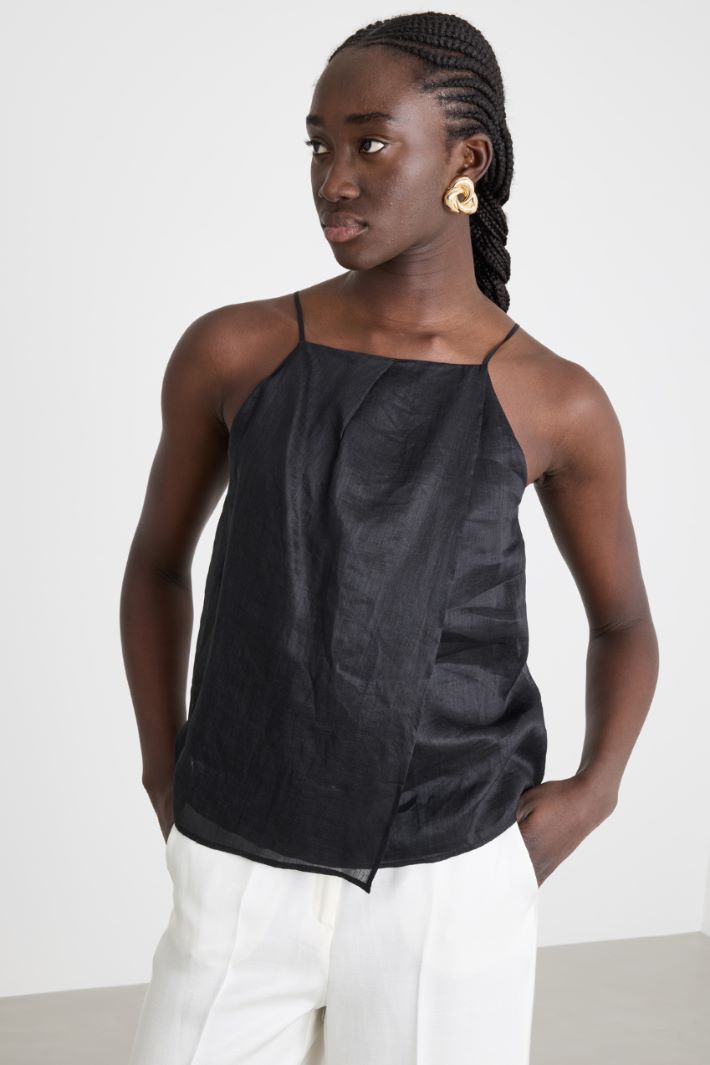 Top con scollo all'americana Intrend - 2