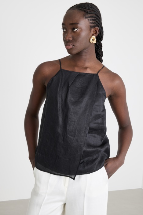 Top con scollo all'americana Intrend