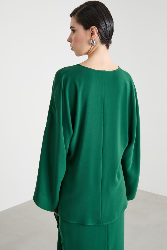 Cady blouse with jewel button Intrend - 4