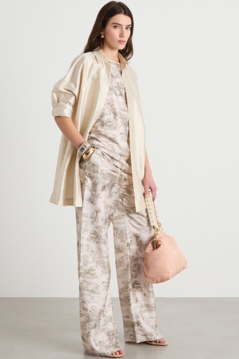 Shantung tunic Intrend