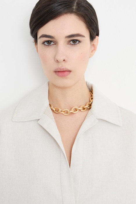 Blusa amplia con bolsillos