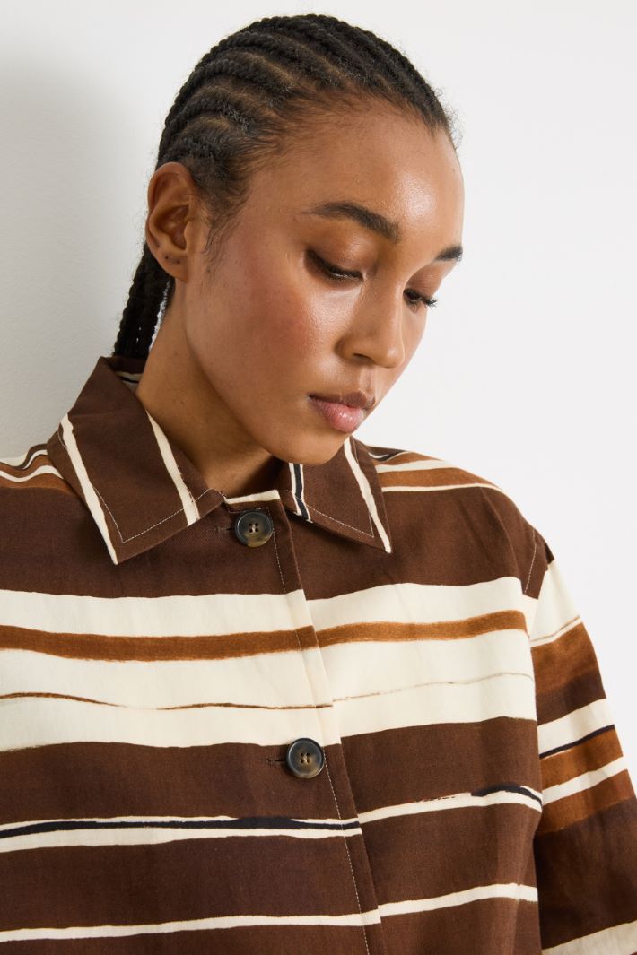 Printed drill jacket Intrend - 3