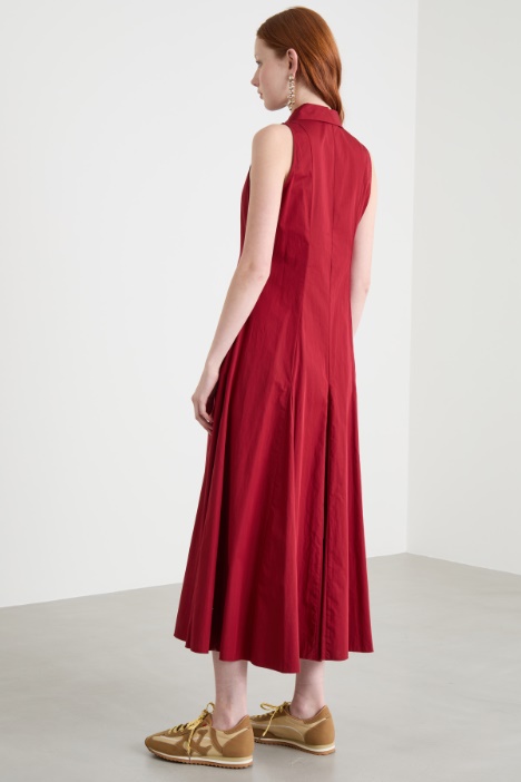 Abito midi in popeline