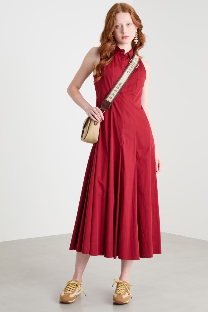 Poplin midi dress Intrend