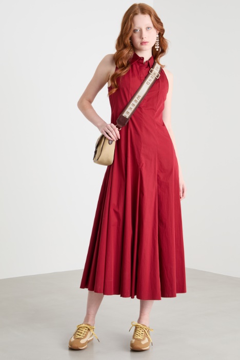 Poplin midi dress Intrend