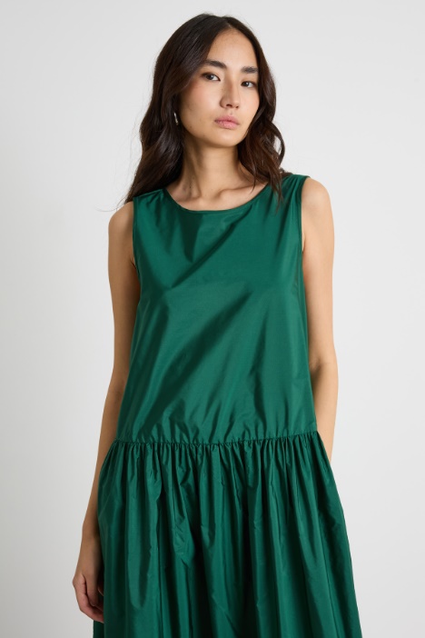 Abito lungo in taffettà