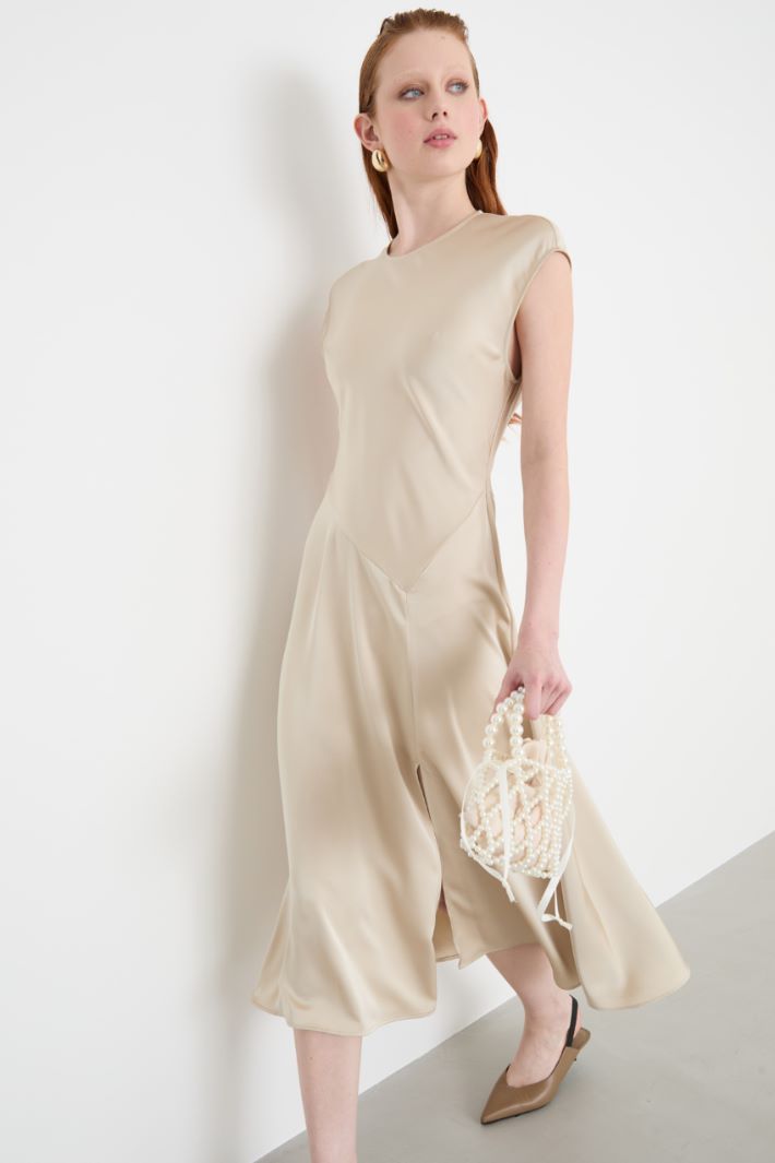 Abito midi in raso Intrend - 3