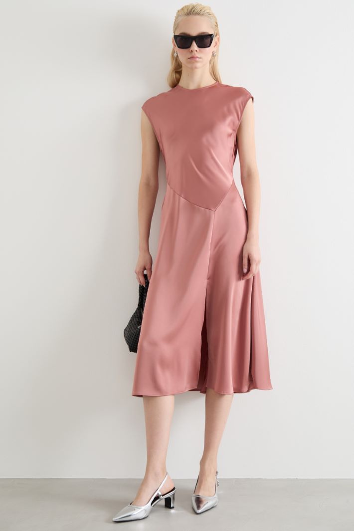 Satin midi dress Intrend