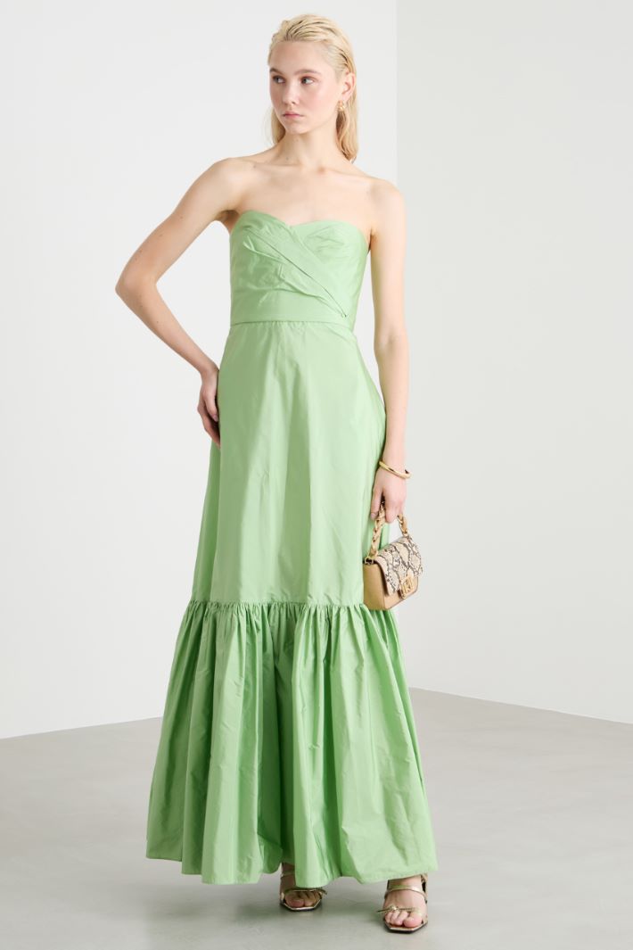 Abito bustier in taffetà Intrend