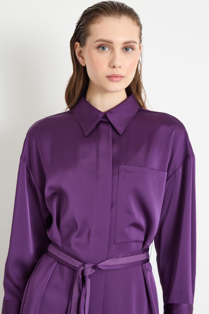 Abito chemisier in raso Intrend - 3