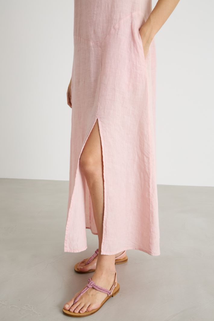 A-line linen maxi dress Intrend - 3