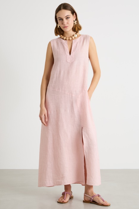 A-line linen maxi dress Intrend