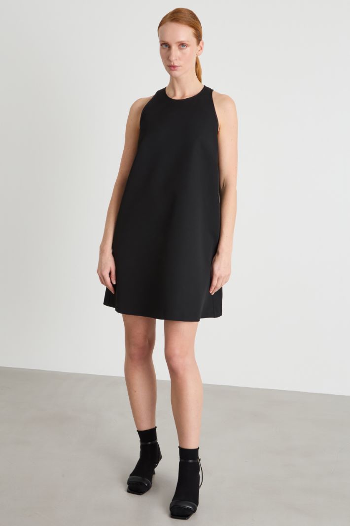 Flared Mini Dress Intrend - 2