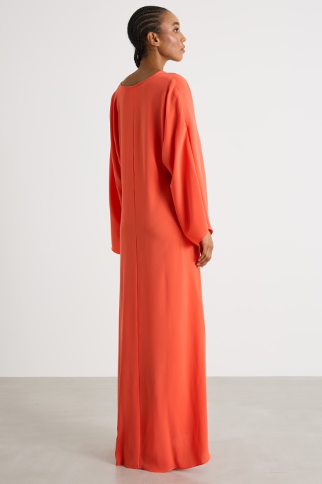 Abito caftano in cady