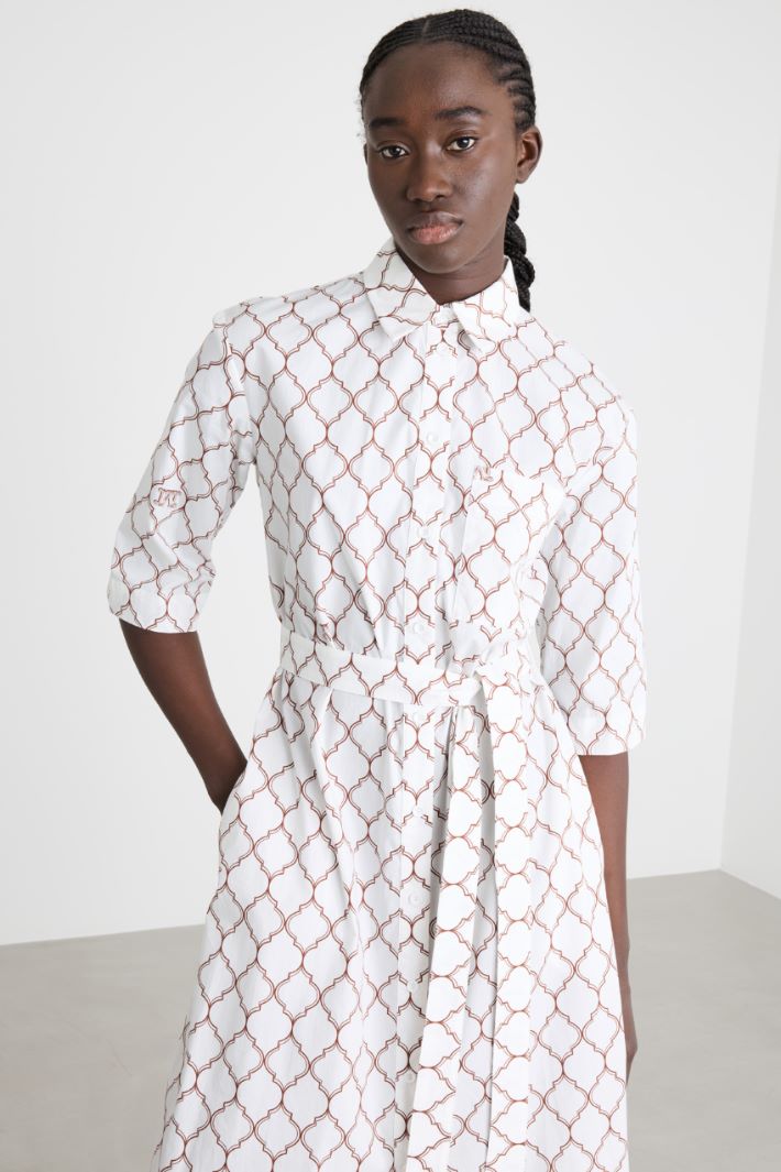 Abito chemisier con cintura Intrend - 3