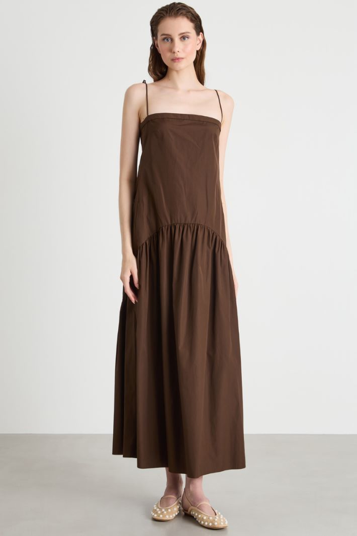 Abito lungo in popeline Intrend - 2