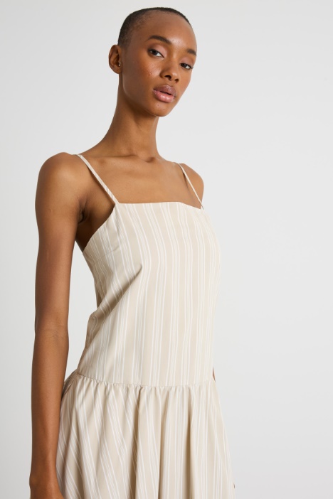 Abito midi in popeline