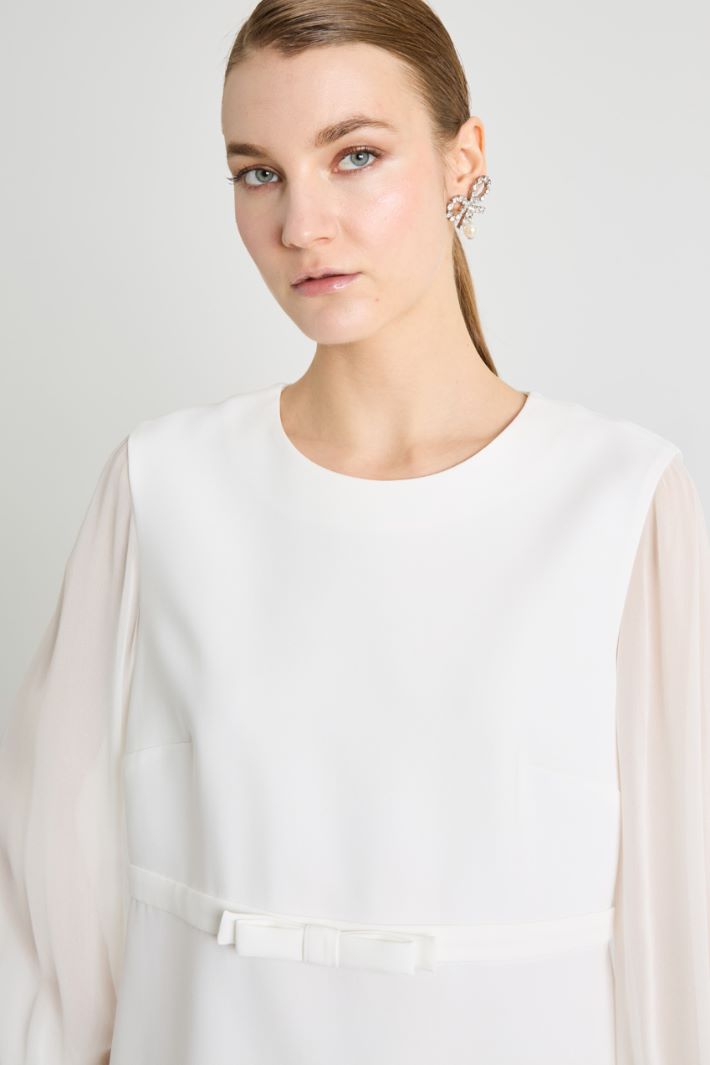 Minidress in cady con fiocco Intrend - 3