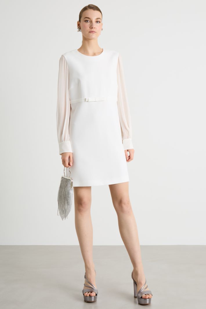 Minidress in cady con fiocco Intrend