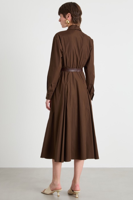 Vestido camisero largo