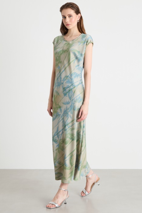 Abito lungo stampato