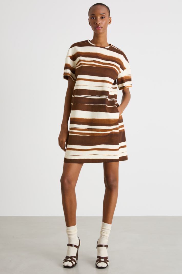 Abito in drill stampato Intrend - 2