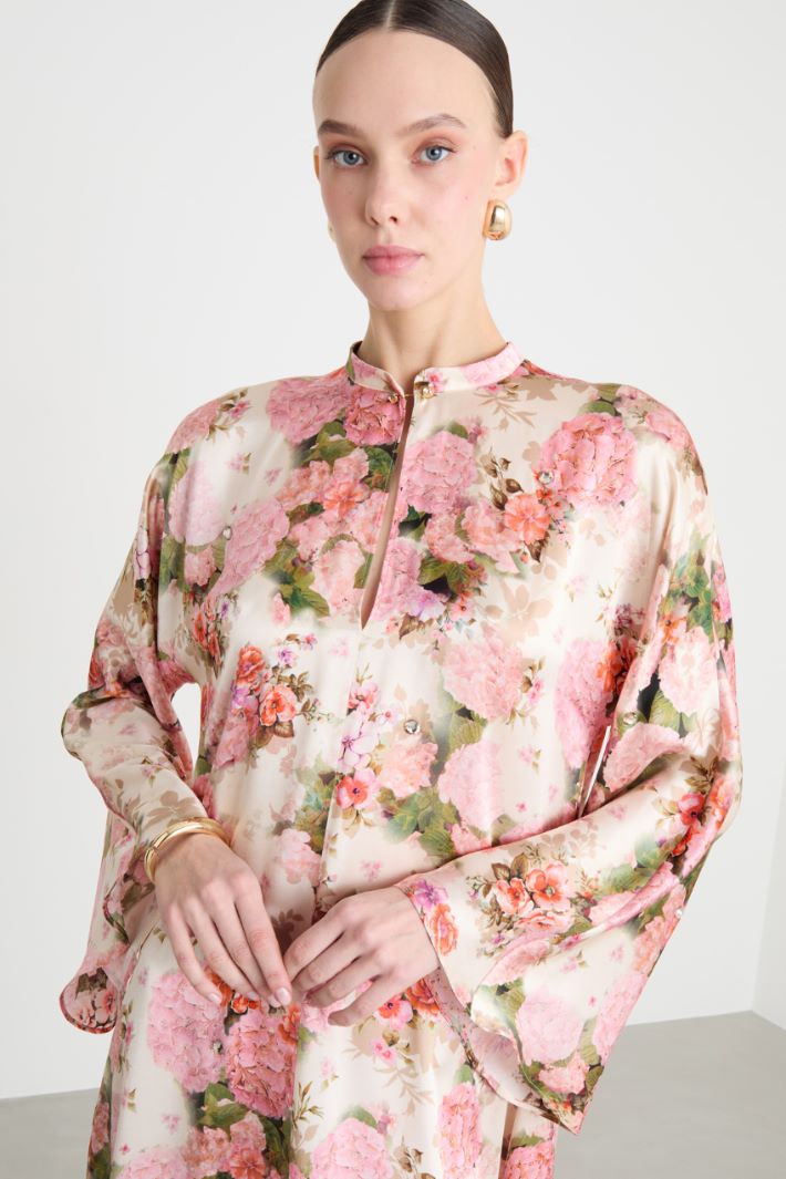 Abito fluido in raso Intrend - 3