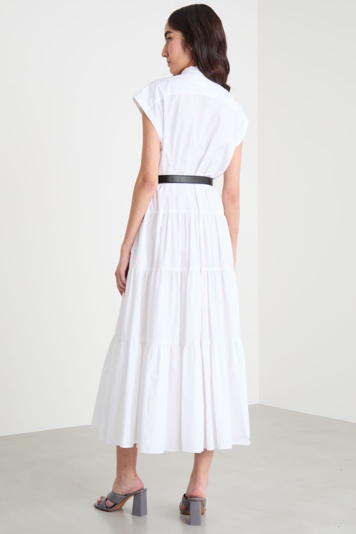 Sleeveless shirt dress Intrend - 4