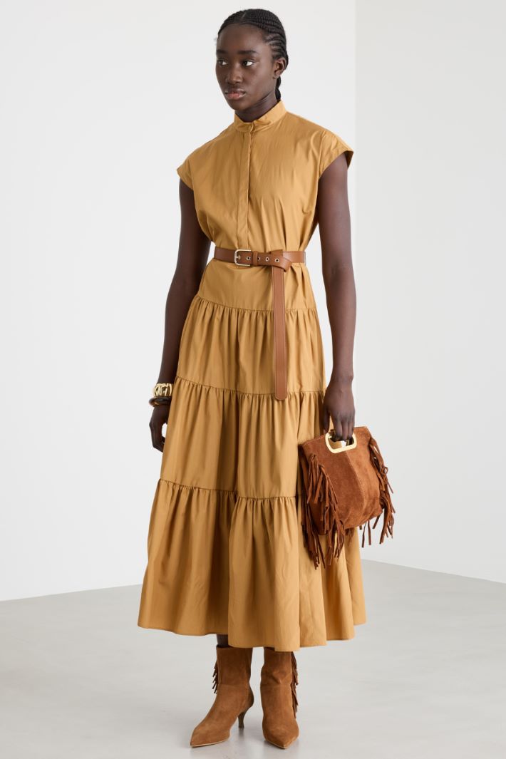 Sleeveless shirt dress Intrend