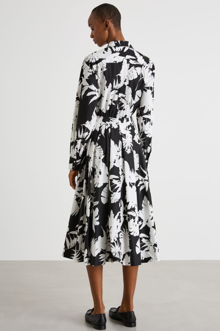 Printed shirt dress Intrend - 4