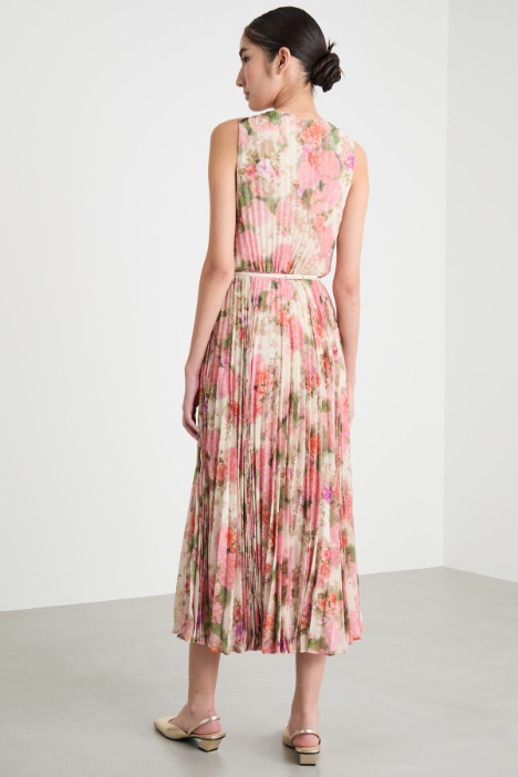 Abito in georgette plissé