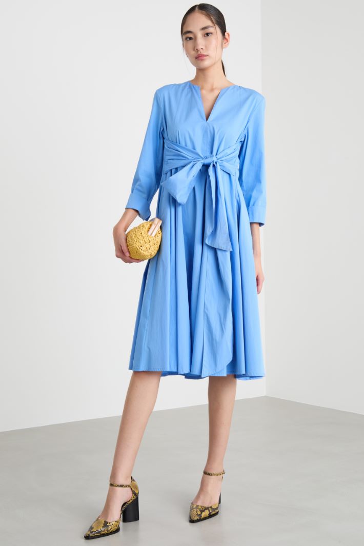 Abito in popeline di cotone Intrend