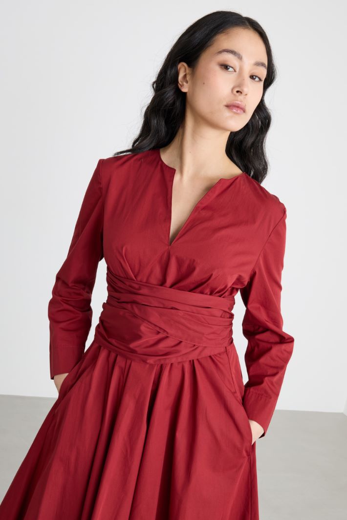 Cotton poplin dress Intrend - 3