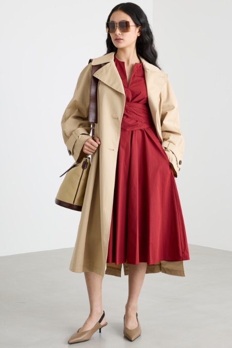 Cotton poplin dress Intrend