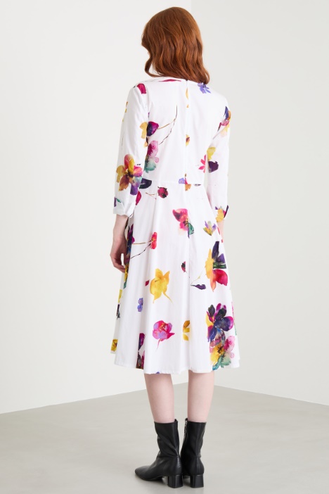 Abito in popeline di cotone