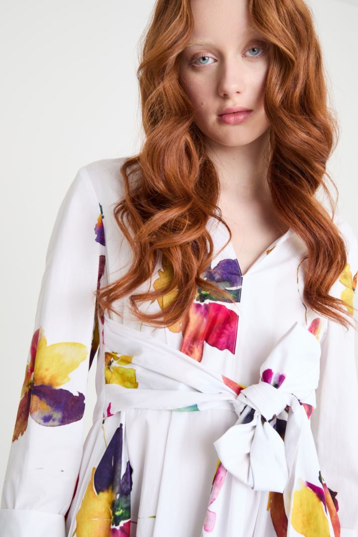 Cotton poplin dress Intrend - 3