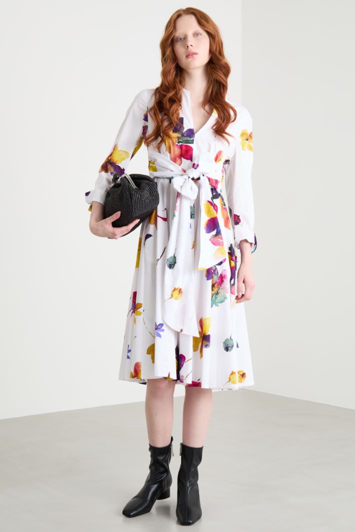 Cotton poplin dress Intrend